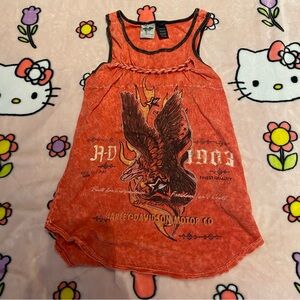 Harley-Davidson Classic Orange Tank Top